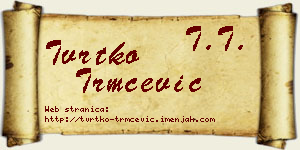 Tvrtko Trmčević vizit kartica